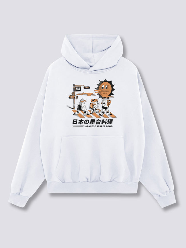 Front Print - Street Food Hoodie Main Image