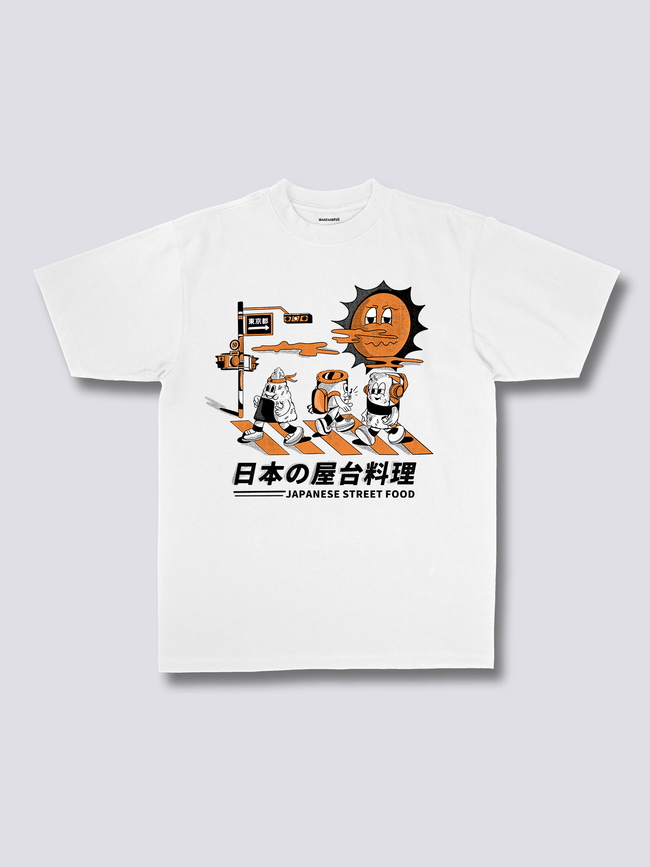 Front Print - Street Food T-Shirt Hover Image