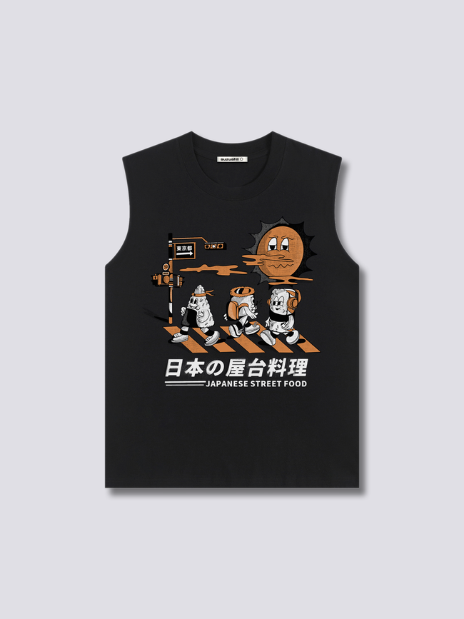 Front Print - Street Food Tank Top Main Image