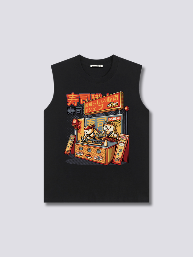 Front Print - Sushi Shop Tank Top Main Image