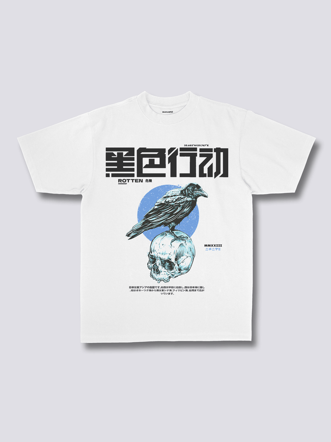 Front Print - Dark Crow T-Shirt Hover Image