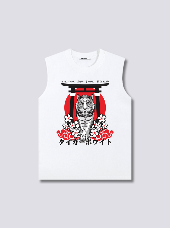 Front Print - Tiger Force Tank Top Hover Image