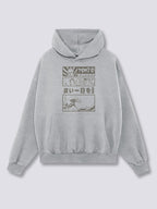 Front Print - Tokyo Wave Hoodie