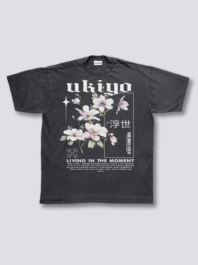 Front Print - Ukiyo Vintage T-Shirt Hover Image