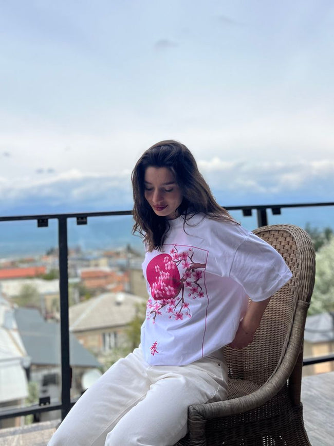 Front Print - Spring Blossom T-shirt Main Image