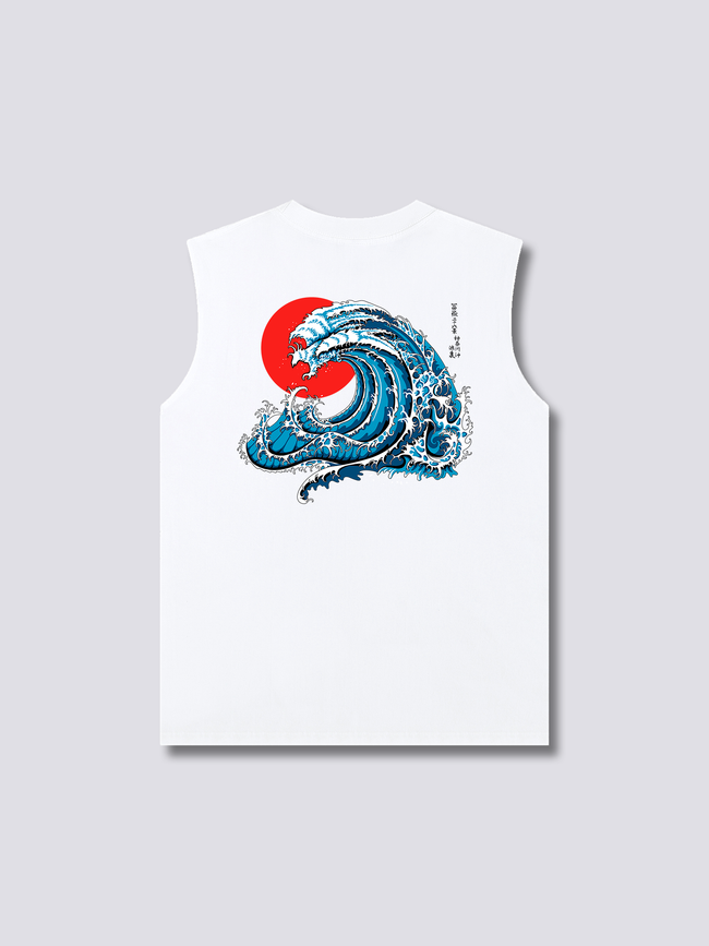 Wavy Phoenix Tank Top Hover Image