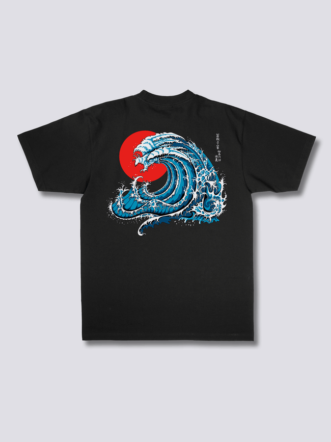Wavy Phoenix T-shirt Hover Image