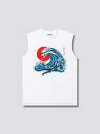 Front Print - Wavy Phoenix Tank Top