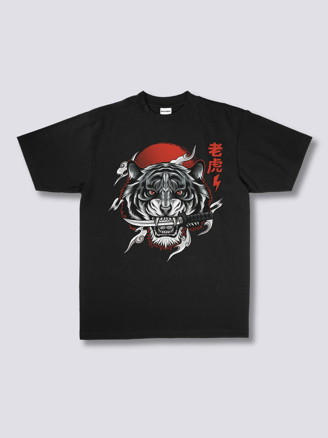 Front Print - White Tiger T-Shirt Hover Image