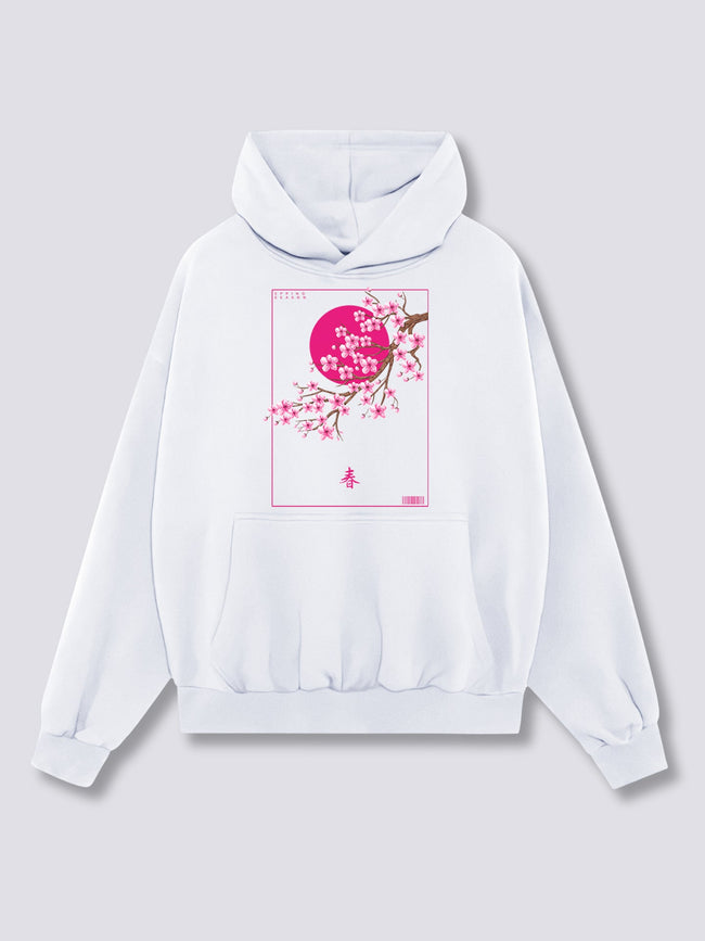 Front Print - Spring Blossom Hoodie Hover Image