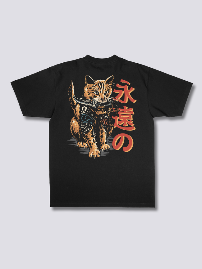 Yakuza Cat T-Shirt Hover Image