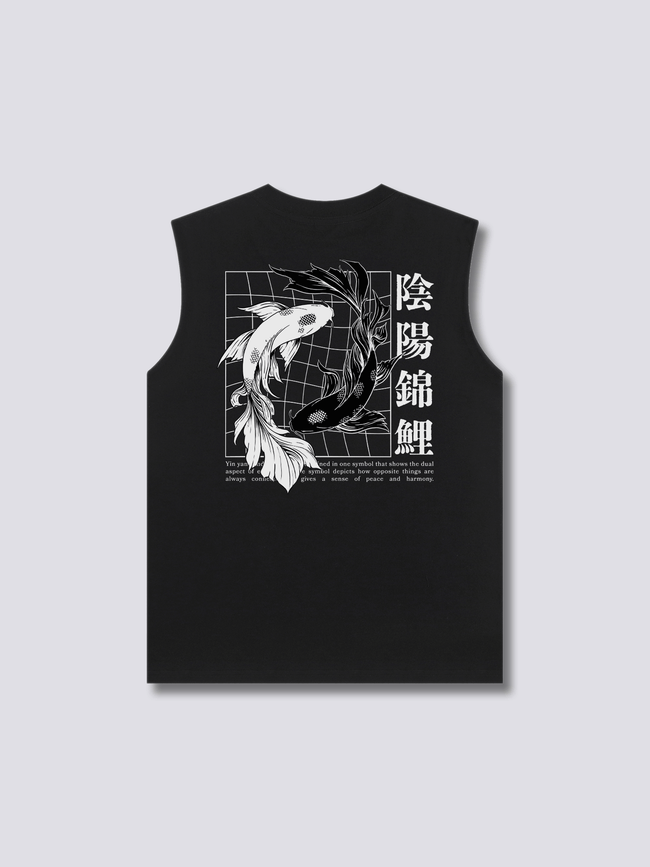 Ying Yang Koi Tank Top Hover Image