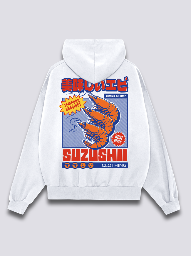 Yummy Shrimp Hoodie Hover Image