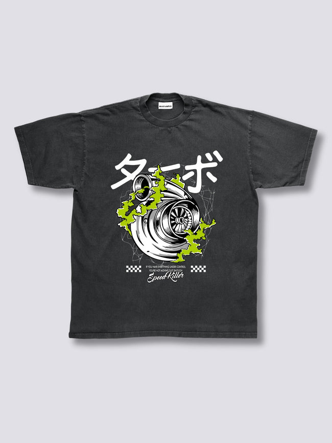 Front Print - Engine Vintage T-Shirt Hover Image